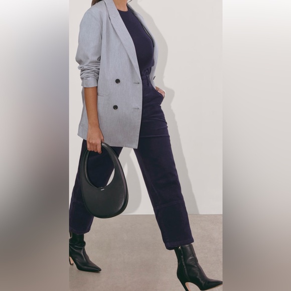 Everlane - The Utility Barrel Pant - Navy Corduroy - Size 6 - Picture 15 of 15